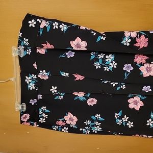 Lane Bryant Wide Leg Floral Slacks